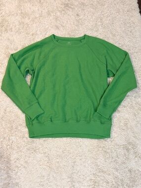 aerie Crewneck Sweater - Green Medium